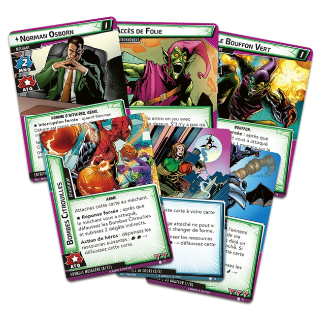 Marvel Champions (JCE) : Paquet Scénario - Le Bouffon Vert [French]