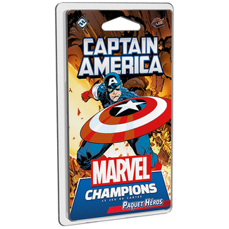 Fantasy Flight Games Marvel Champions (JCE) : Paquet Héros - Captain America [French]