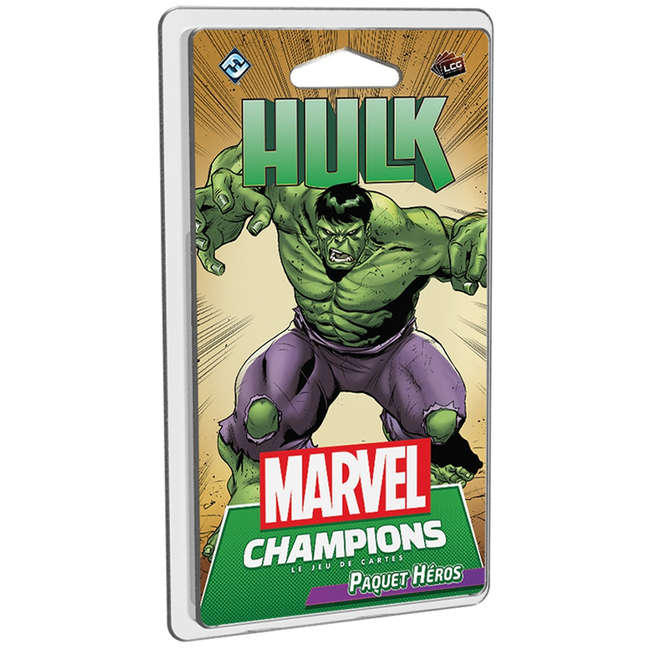 Fantasy Flight Games Marvel Champions (JCE) : Paquet Héros - Hulk [French]