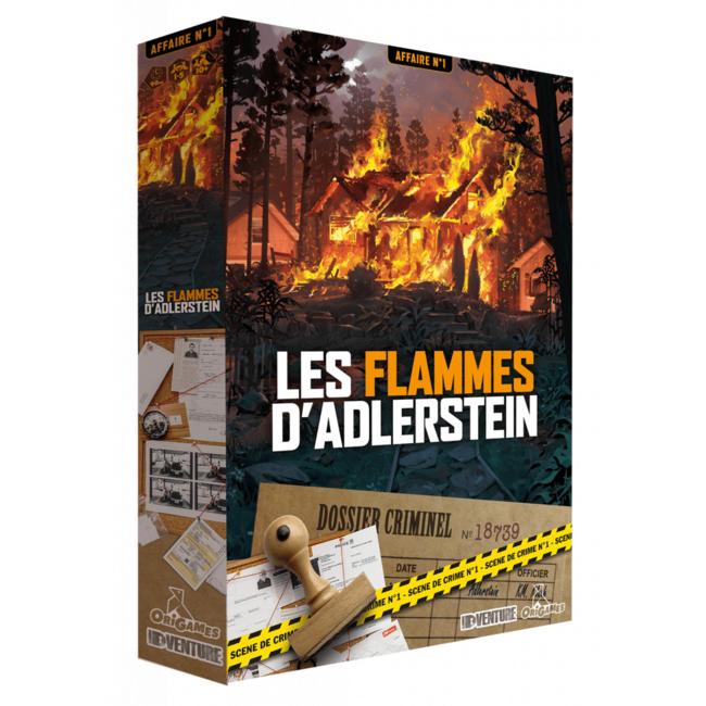 OriGames Dossier Criminel (1) - Flammes d'Adlerstein (les) [French]