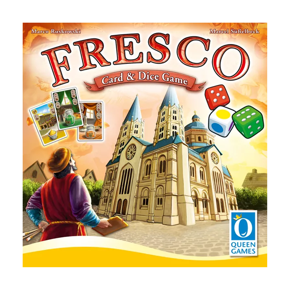 Fresco Card Dice Game English Board Games Boutique La Revanche