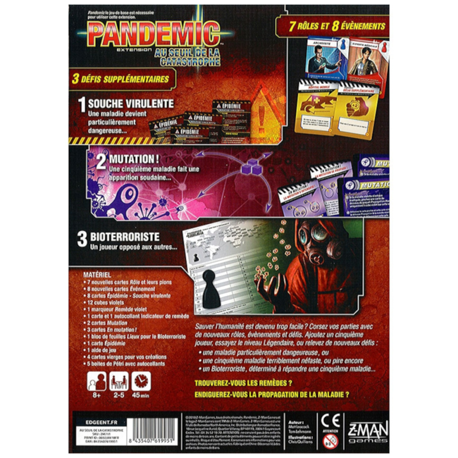 Pandemic : Au seuil de la catastrophe [français]