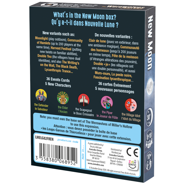 Loups-Garous de Thiercelieux (les) : Nouvelle lune [multilingue]