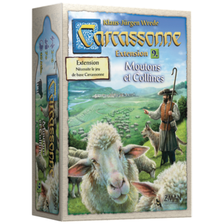 Z-Man Carcassonne : Moutons et collines - extension 9 [français]