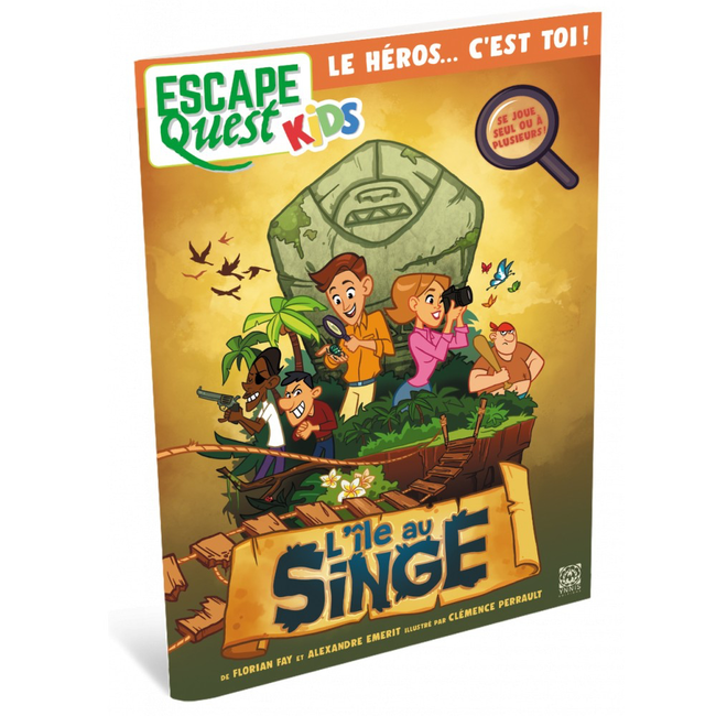 Don't Panic Games Escape Quest Kids (1) - L'Île au Singe [français]
