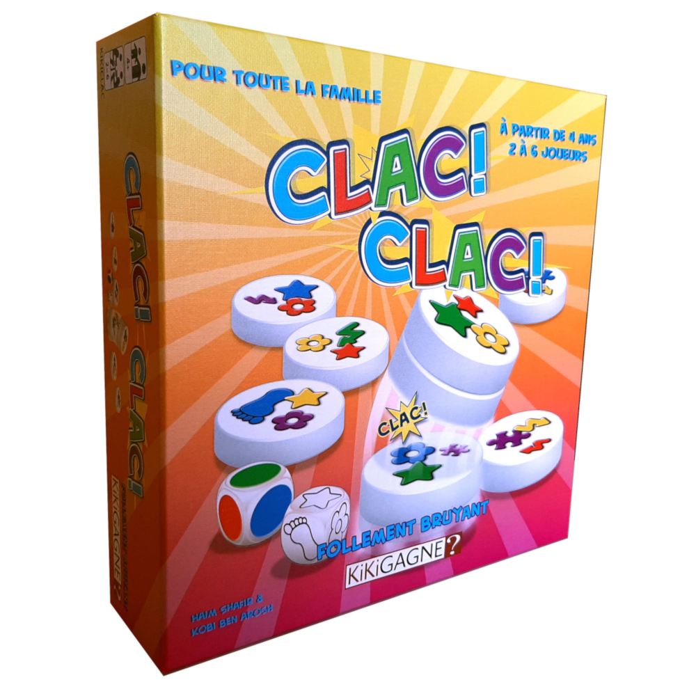 Clac Clac, Clac Clac, Un jeu qui vous plongera dans une ambiance  frénétique 🤣😃😉😆, ponctuée par les clac, clac des jetons qui  s'aimantent ! Qui ramassera la, By OIKA OIKA