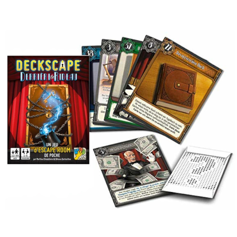 Deckscape 5 Derrière Le Rideau Français Jeux De Société Boutique La Revanche 4379