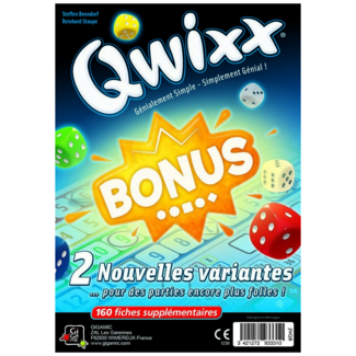 Gigamic Qwixx : Bonus (recharge de 160 fiches) [français]