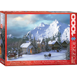 EuroGraphics Puzzle Rocky Mountain Christmas (1000 pieces)