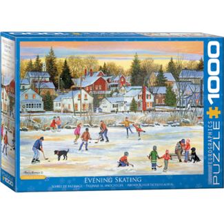 EuroGraphics Puzzle Evening Skating (1000 pieces)