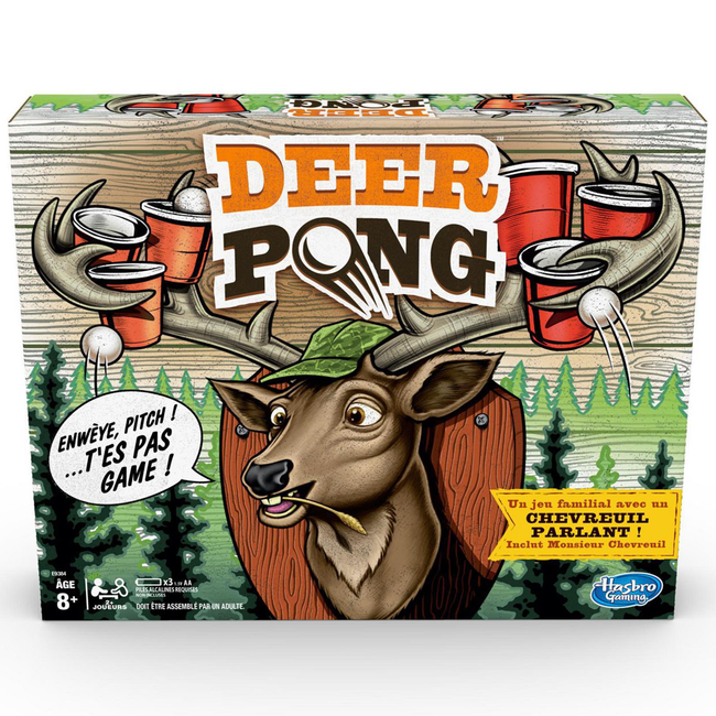 Hasbro Games Deer Pong [French]