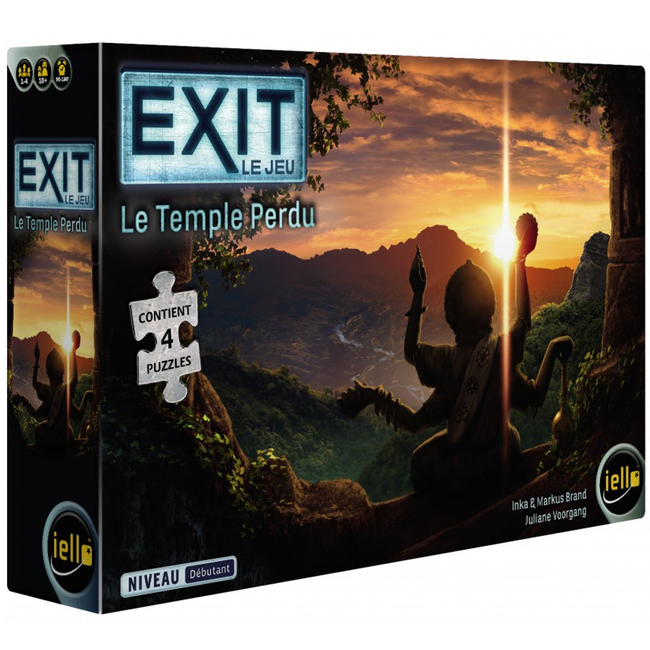 Iello Exit - Le temple perdu (contient 4 puzzles) [français]