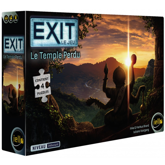 Iello Exit - Le temple perdu (contient 4 puzzles) [French]