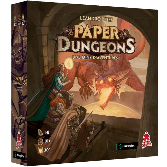 Super Meeple Paper Dungeons [French]