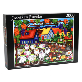 JaCaRou Puzzles Ten Sheep and More (2000 pieces)