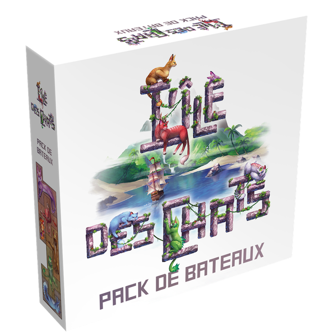 Lucky Duck Games Île des chats (l') : Pack de bateaux [French]
