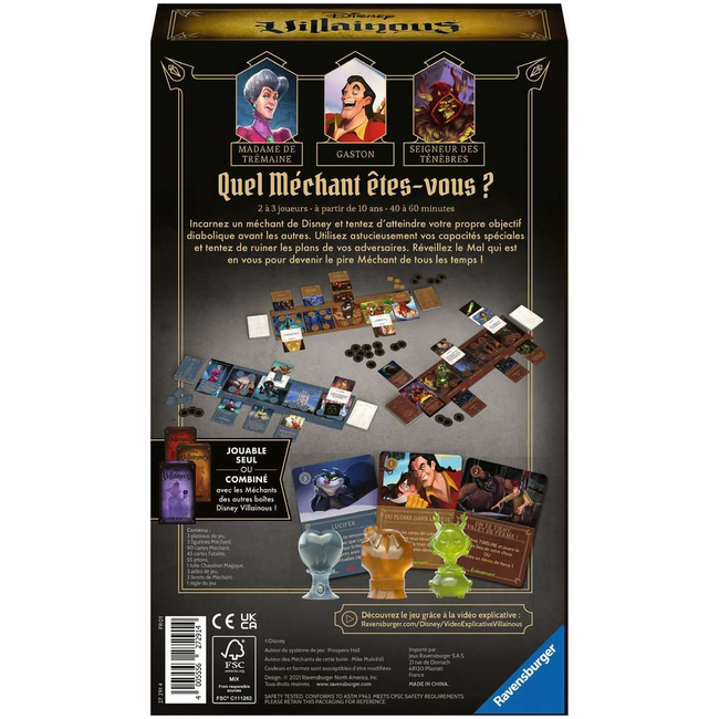 Disney Villainous - Monstrueusement malsains [français]