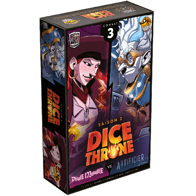 Lucky Duck Games Dice Throne - Saison 2 (3) - Pirate Maudite Vs Artificier [français]