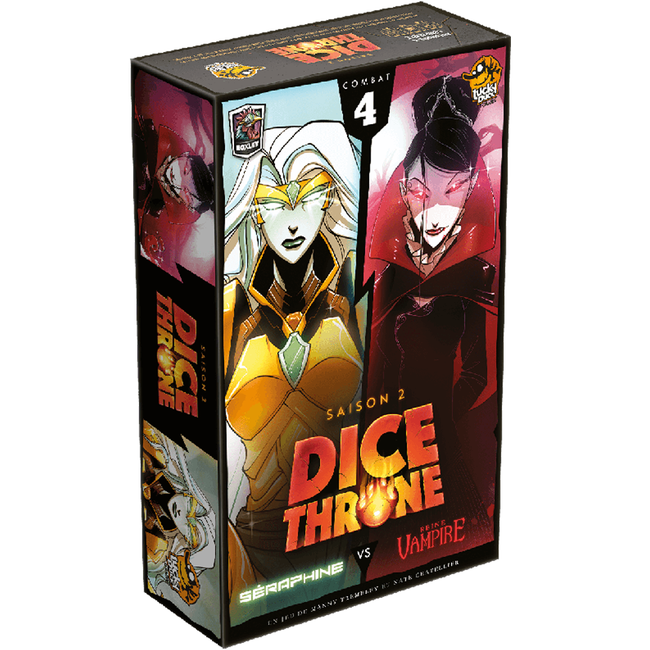 Lucky Duck Games Dice Throne - Saison 2 (4) - Séraphine Vs Reine Vampire [French]