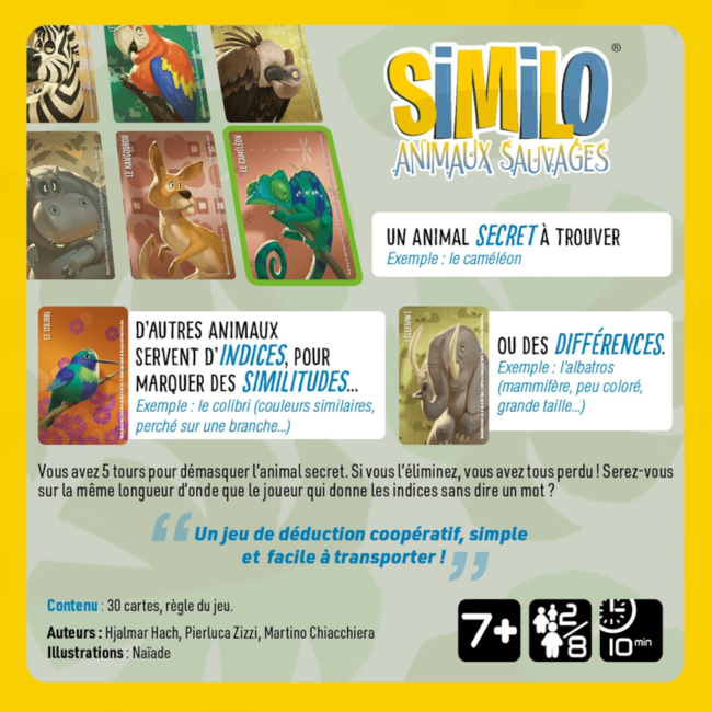 Similo - Animaux Sauvages (nouvelle édition) [French]