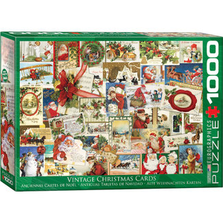 EuroGraphics Puzzle Vintage Christmas Cards (1000 pieces)
