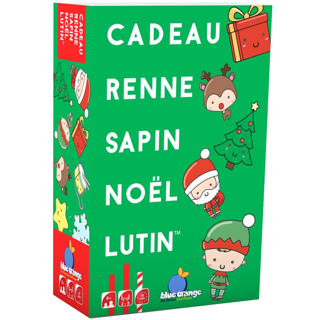 Blue Orange Cadeau, Renne, Sapin, Noël , Lutin [French]