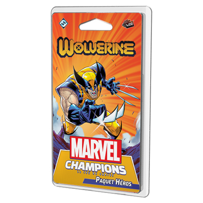 Fantasy Flight Games Marvel Champions (JCE) : Paquet Héros - Wolverine [français]