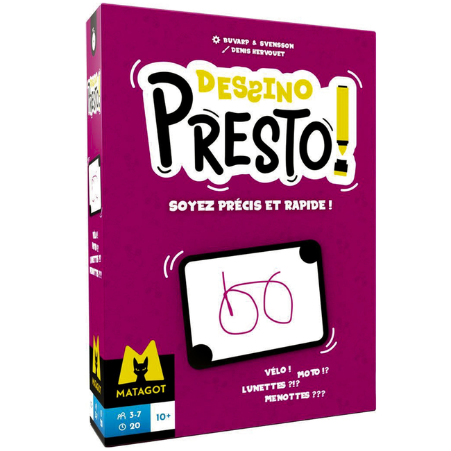 Dessino Presto [français]  Jeux de société - Boutique La Revanche