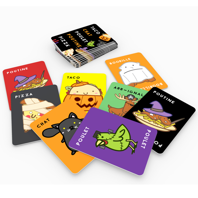 Taco, Chat, Poulet, Poutine, Pizza - Halloween [français]