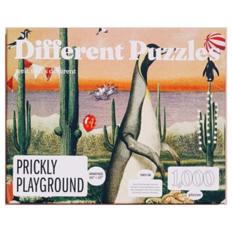 Different Puzzles Prickly Playground (1000 pieces) **Damaged Box 01**