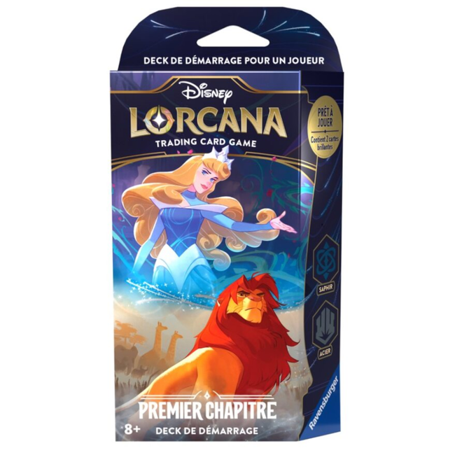 Disney Lorcana - Premier Chapitre - Deck de démarrage - Saphir et Acier [French]