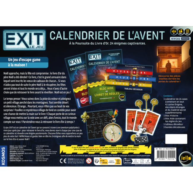 Exit - Calendrier de l'Avent 2 - Le livre d'or [French]