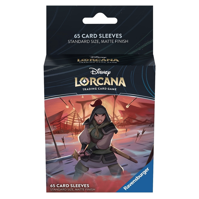 Disney Lorcana - Chapitre 2 - Protecteurs de cartes - Mulan - Paquet de 65