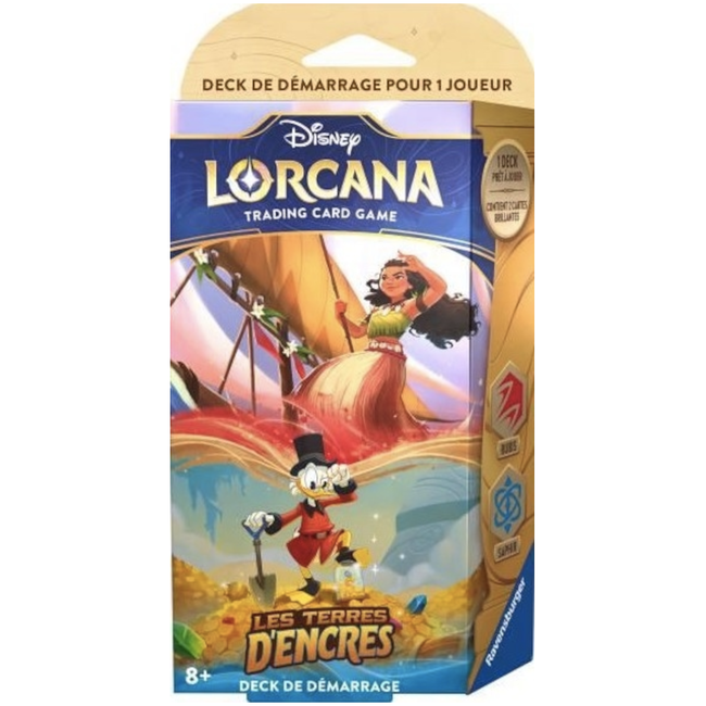 Disney Lorcana - Chapitre 3 - Deck de démarrage - Rubis & Saphir [français]