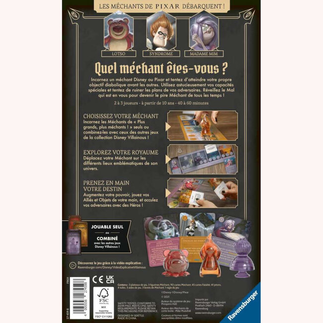 Disney Villainous : Plus grands, plus méchants! [French]