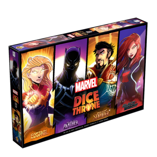 Marvel Dice Throne - Boîte 4 héros (Black Panther & Dr Strange) [français]