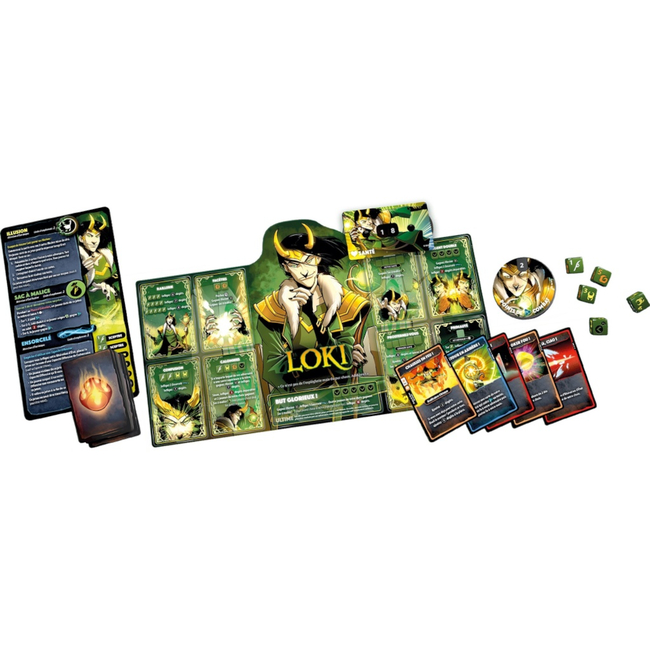 Marvel Dice Throne - Boîte 4 héros (Thor & Loki) [français]