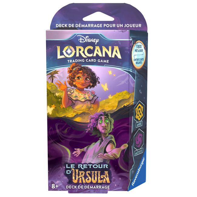 Ravensburger Disney Lorcana - Chapitre 4 - Deck de démarrage - Ambre & Améthyste [French]