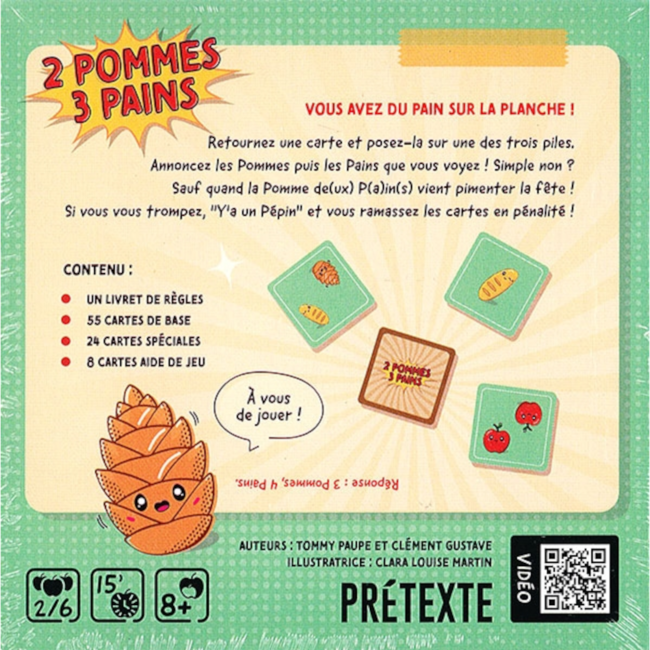 2 pommes 3 pains [français]