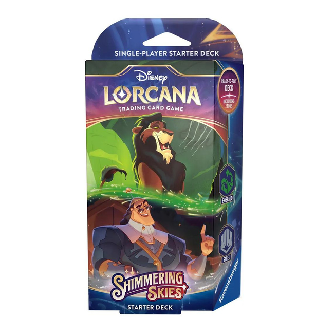 Ravensburger Disney Lorcana - Fifth Chapter - Starter Deck - Emerald & Steel [anglais]