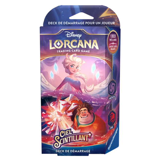 Ravensburger Disney Lorcana - Chapitre 5 - Deck de démarrage - Améthyste & Rubis [French]