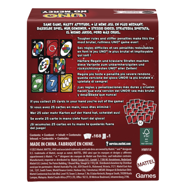 Uno - Show 'Em No Mercy [multilingue]