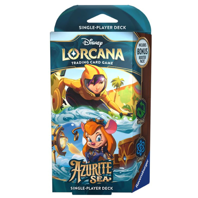 Ravensburger Disney Lorcana - Chapitre 6 - Deck de démarrage -  Émeraude & Saphir [français]