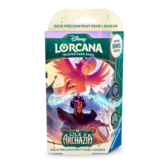 Ravensburger Disney Lorcana (7) - L'île d'Archazia - Deck préconstruit -  Améthyste & Acier [french]