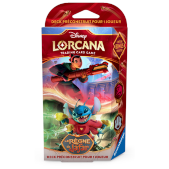 Ravensburger Disney Lorcana (8) - Règne de Jafar - Deck de départ - Rubis & Acier [french]