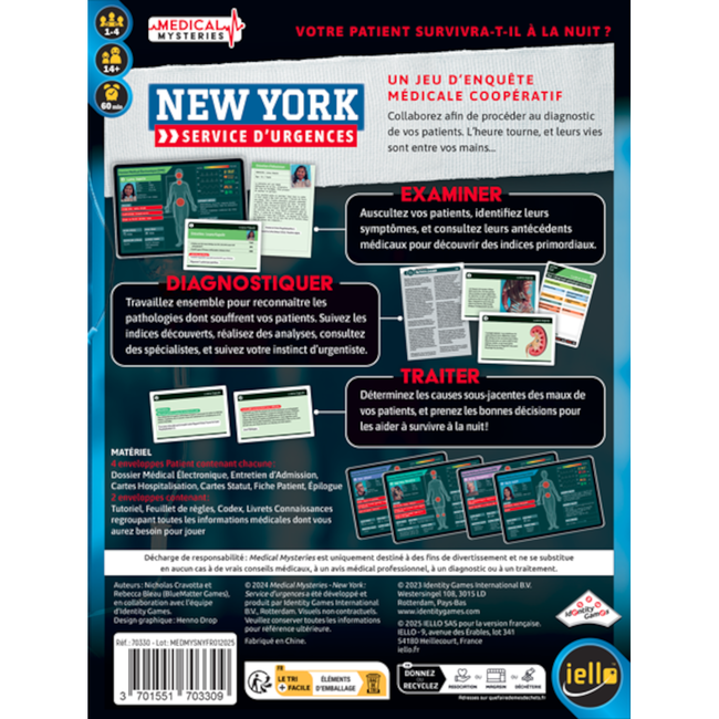 Medical Mysteries : New-York Service d'Urgences [français]