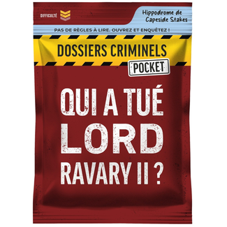 Platonia Games Dossiers Criminels (Pocket) - Qui a tué Lord Ravary II? [français]