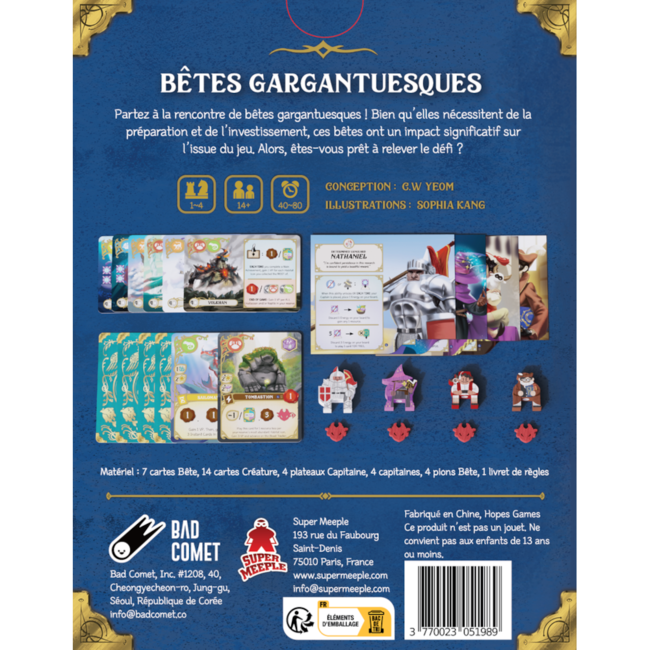 Wondrous Creatures : Bêtes Gargantuesques [french]