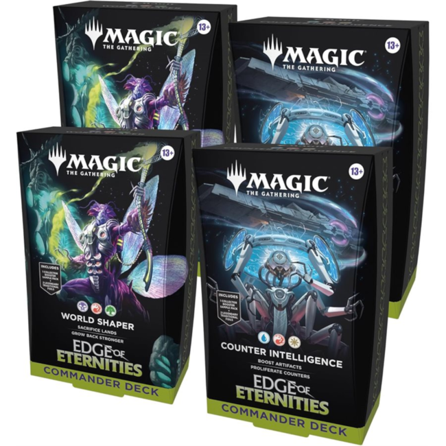 Wizard of the Coast Magic : The Gathering - Aux portes des Eternites - 4 Deck Commander [french]