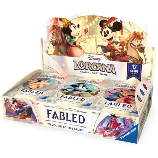 Ravensburger Disney Lorcana (9) - Fabled - Booster pack display x24 [anglais]